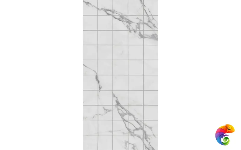 KMD2PTG003BR Декор чипсет Коррер белый глянцевый обрезной 30x60x0,9