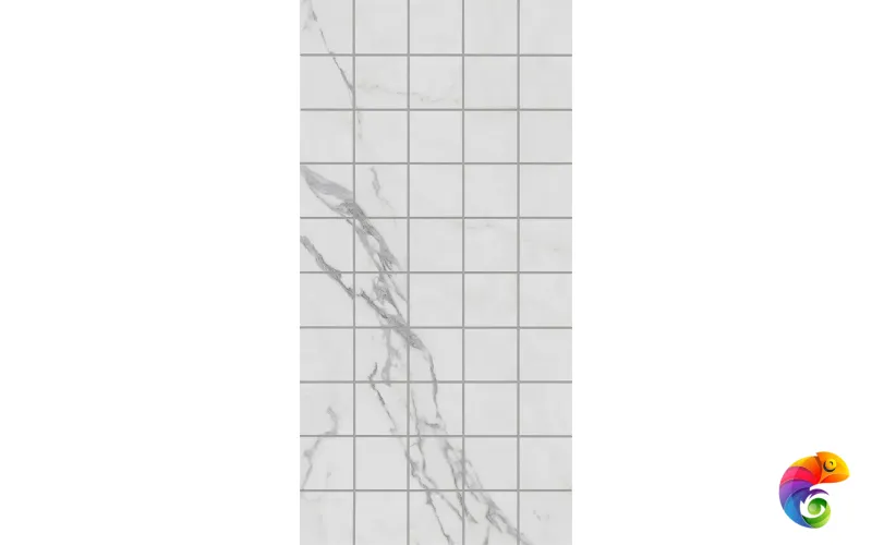 KMD2PTG003BR Декор чипсет Коррер белый глянцевый обрезной 30x60x0,9