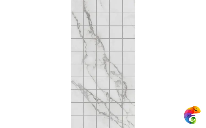 KMD2PTG003BR Декор чипсет Коррер белый глянцевый обрезной 30x60x0,9