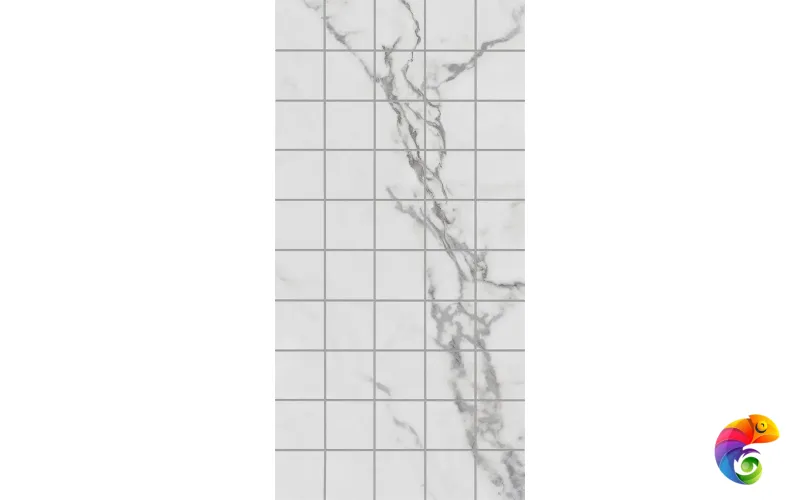 KMD2PTG003BR Декор чипсет Коррер белый глянцевый обрезной 30x60x0,9