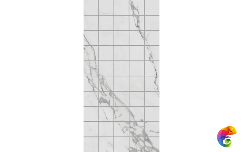 KMD2PTG003BR Декор чипсет Коррер белый глянцевый обрезной 30x60x0,9