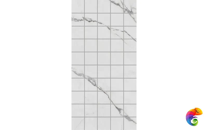 KMD2PTG003BR Декор чипсет Коррер белый глянцевый обрезной 30x60x0,9