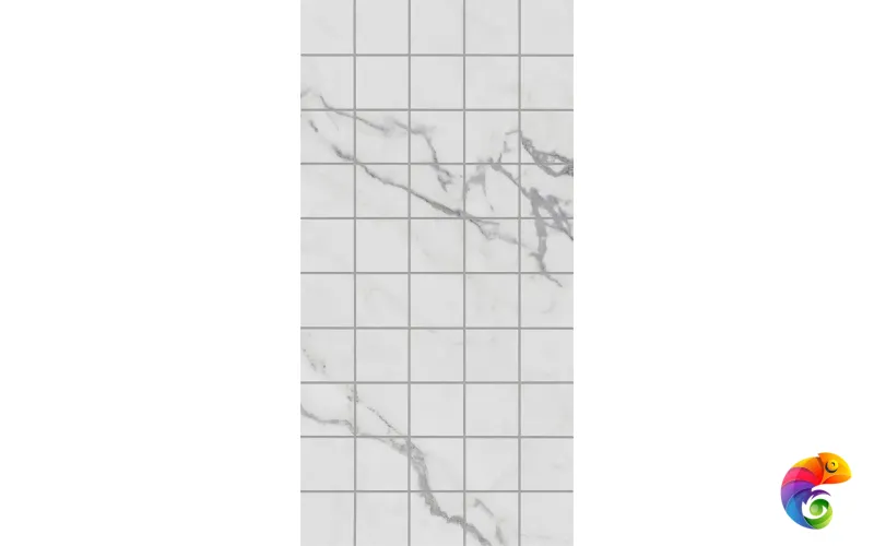 KMD2PTG003BR Декор чипсет Коррер белый глянцевый обрезной 30x60x0,9