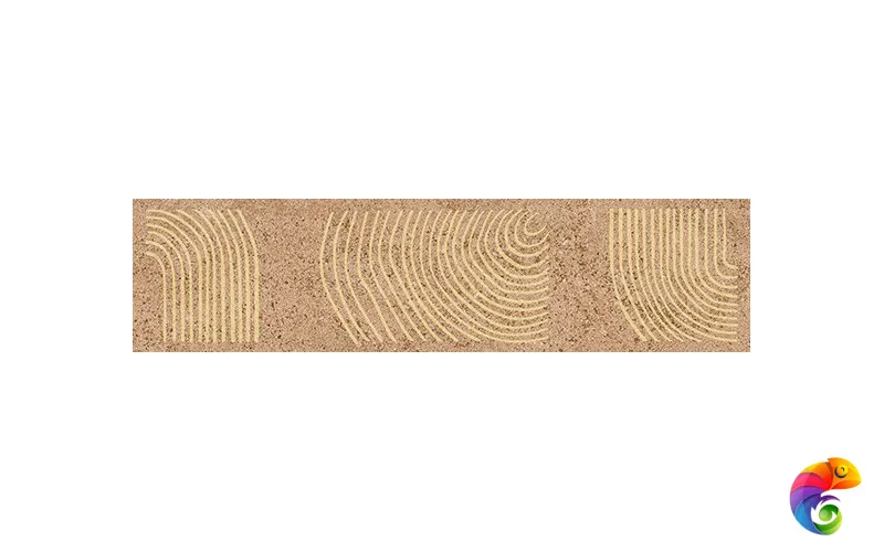 KMB2TGL005BR Бордюр Руссильон оранжевый светлый матовый обрезной 30x7,2x0,9