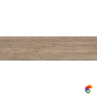 KM6012G0981RGCF Ступень фронтальная клееная Про Травертин коричневый светлый матовый обрезной 33x119,5x0,9