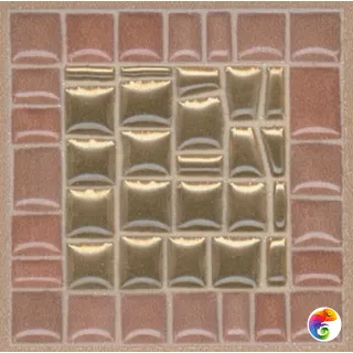 AD/B312/5246 Вставка Виченца золото 4,9х4,9х6,9