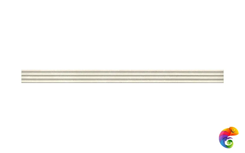 LSA004 Бордюр Орсэ беж структура 40х3,4х9