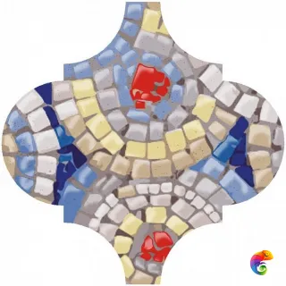OP/A171/65000 Декор Арабески Майолика Гауди 6,5х6,5х7