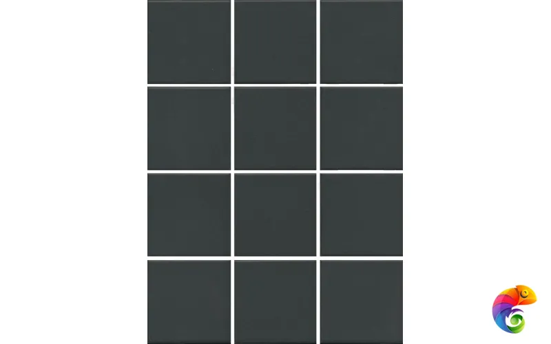 1333 Агуста черный натуральный 9,8х9,8 из 12 частей 9,8x9,8x7