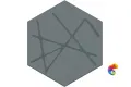 OS/C241/63012 Декор Агуста синий матовый 6x5,2x0,69
