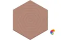 OS/D241/63010 Декор Агуста розовый матовый 6x5,2x0,69