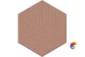 OS/D241/63010 Декор Агуста розовый матовый 6x5,2x0,69