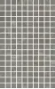 MM6434 Декор Кантата мозаичный серый глянцевый 25x40x0,8
