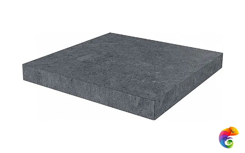 DL501320R/GCA Ступень угловая клееная Роверелла серый темный 33x33x0,9