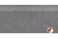 DD205120R/GR Ступень Про Лаймстоун серый темный натуральный обрезной 30x60x0,9