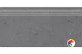 DD205120R/GR Ступень Про Лаймстоун серый темный натуральный обрезной 30x60x0,9