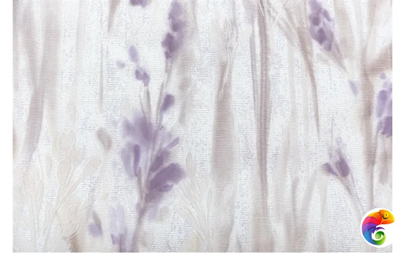 KM7904 Обои виниловые Отражение мотив,серый сиреневый  1,06х10 (1, Т A) прямая стыковка