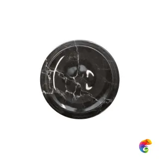 OBD005 Декор Коррер чёрный глянцевый 16x16x1,2