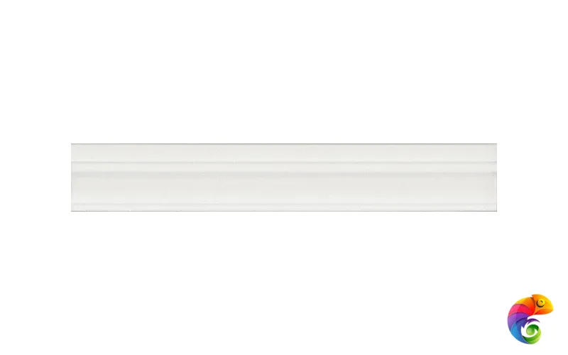 BLC040R Бордюр Багет Флориан белый матовый обрезной 30x5x1,9