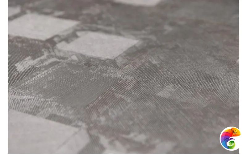 KM7106 Обои виниловые Винтаж база универсальная, серо-коричневый (1, Т В) прямая стыковка