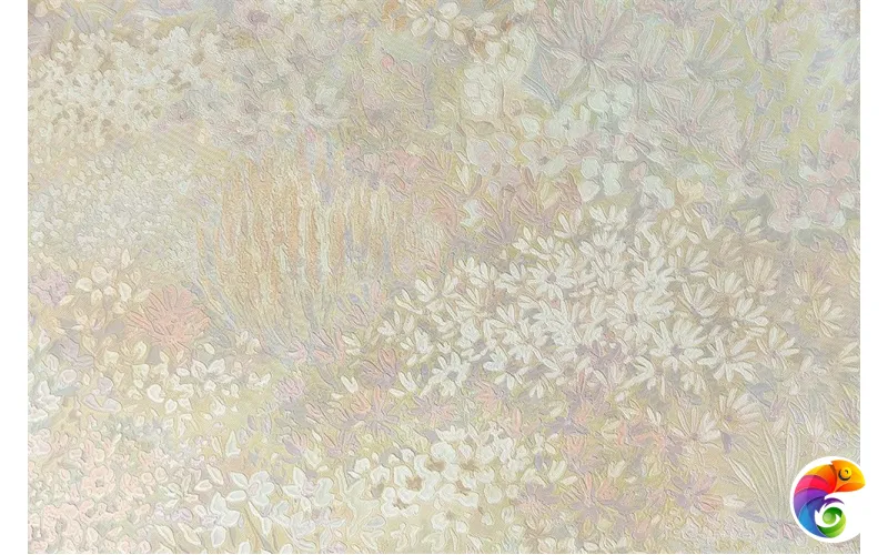 KM7508 Обои виниловые Апрель мотив-2, цветной светлый 1,06х10 (1, Т F1) прямая стыковка