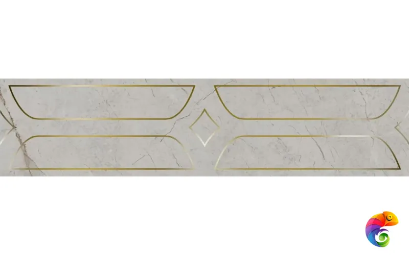 KMB3STA001BR Бордюр Ифран серый светлый глянцевый обрезной 60x14,5x0,9