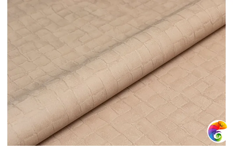 KM8607 Обои виниловые Мираж база, коричневый светлый 1,06х10 (1, Т A)смещённая стыковка