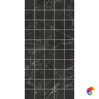 KMD2PTG004BR Декор чипсет Коррер чёрный глянцевый обрезной 30x60x0,9