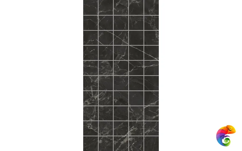 KMD2PTG004BR Декор чипсет Коррер чёрный глянцевый обрезной 30x60x0,9