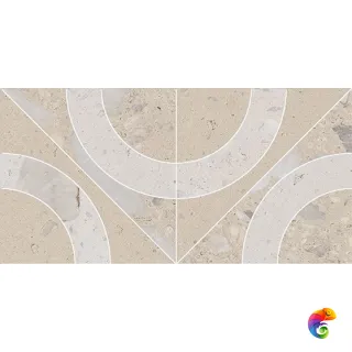 KMB2TGL008BR Бордюр Тараскон бежевый светлый матовый обрезной 30x14,7x0,9