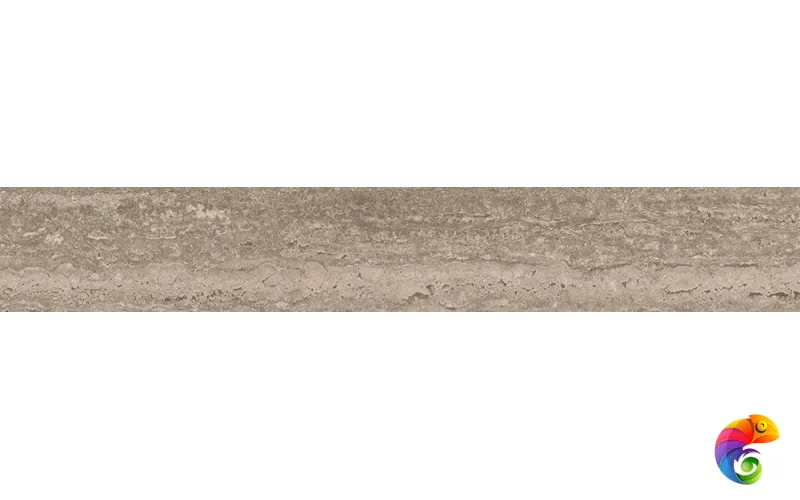 KM6060G0871RBT6 Плинтус Про Травертин бежевый тёмный матовый обрезной 60x9,5x0,9