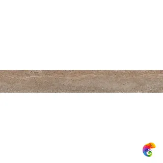 KM6060G0891RBT6 Плинтус Про Травертин коричневый светлый матовый обрезной 60x9,5x0,9