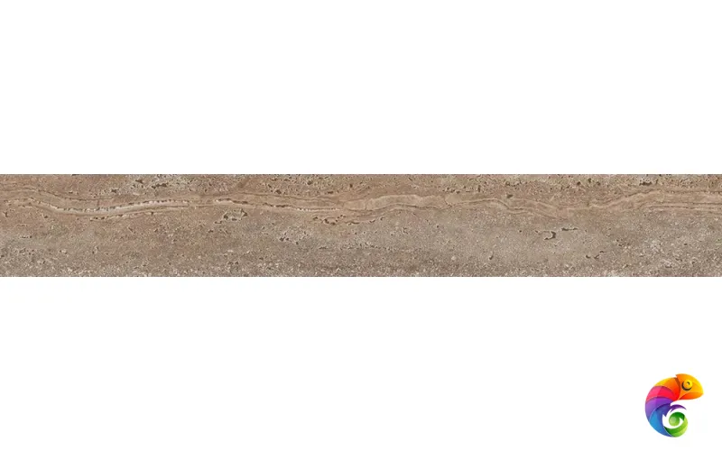 KM6060G0891RBT6 Плинтус Про Травертин коричневый светлый матовый обрезной 60x9,5x0,9