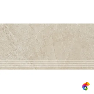 KM6060G0481RGRF Ступень фронтальная Эстерель бежевый светлый матовый обрезной 30x60x0,9