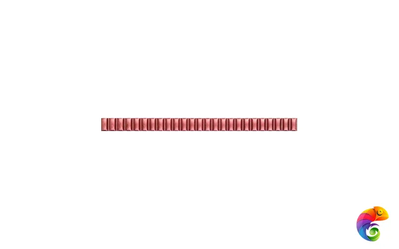 POE003 Бисер красный 20x1,4