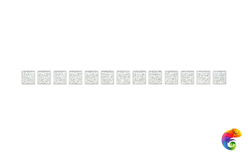 POF001 Карандаш Бисер белый серебро 20х1.4