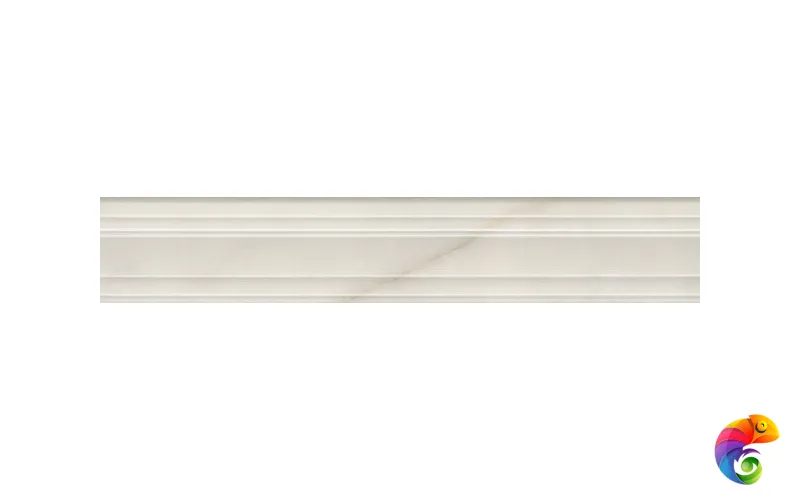 BLF001R Бордюр Багет Греппи белый 40x7,3x28