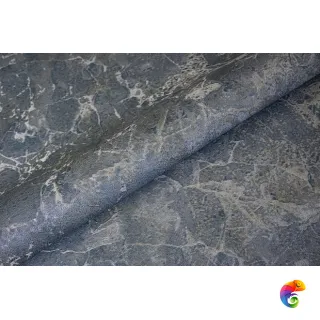 KM5706 Обои виниловые Мармарос, мотив, синий