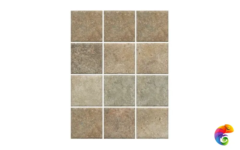 1326 Брюссель из 12 частей 9,8х9,8 микс матовый 29,8x39,8x0,7