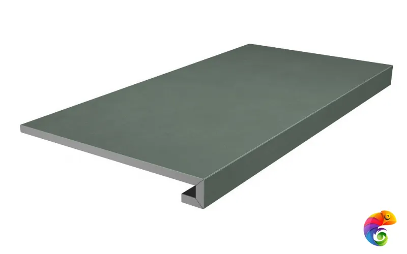 DD642120R/GCF Ступень клееная Про Чементо зелёный матовый 33x60x0,9