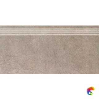 SG614420R/GR Ступень Королевская дорога коричневый светлый обрезной 30х60х9
