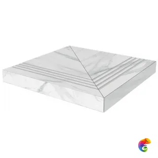 SG507122R/GCA Ступень угловая клееная Монте Тиберио лаппатированный 33x33x0,9