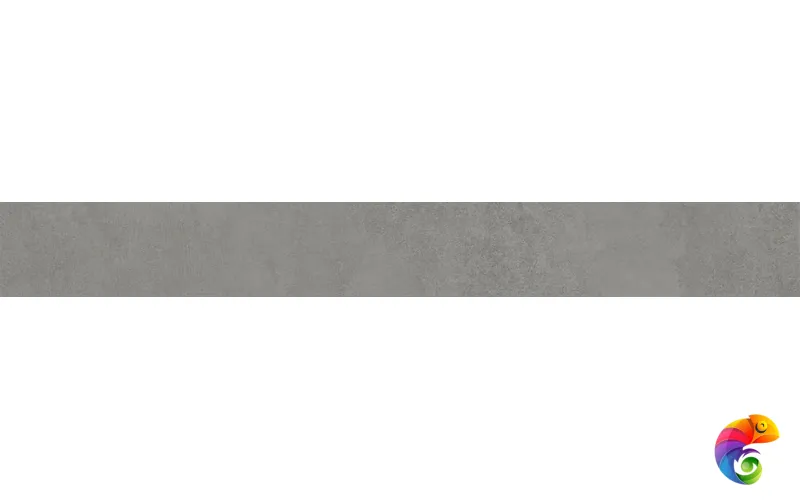 DD841390R/8BT Плинтус Про Догана серый тёмный матовый обрезной 80x9,5x0,9