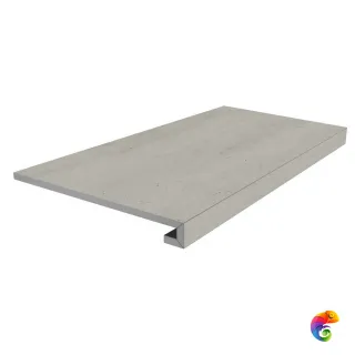 SG850990R/GCF Ступень клееная Сан-Марко серый светлый матовый 33x80x0,9