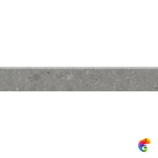 DD606120R/6BT Плинтус Чеппо ди Гре серый тёмный матовый обрезной 60x9,5x0,9