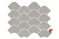 KMD2HID002BR Декор Касабланка наборный серый матовый обрезной 30x25x0,9