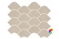 KMD2HID003BR Декор Касабланка наборный бежевый светлый матовый обрезной 30x25x0,9