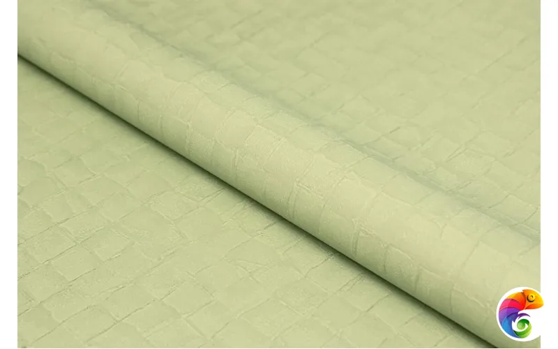 KM8610 Обои виниловые Мираж база, зеленый 1,06х10 (1, Т A)смещённая стыковка