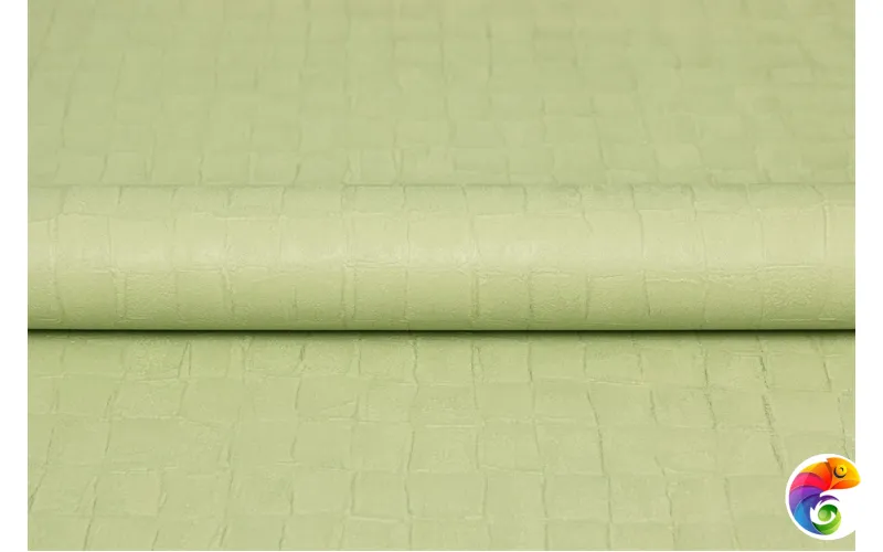 KM8610 Обои виниловые Мираж база, зеленый 1,06х10 (1, Т A)смещённая стыковка