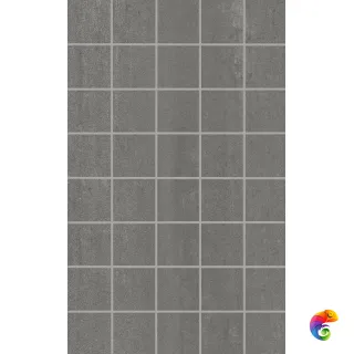 KMD2PTG010BN Декор чипсет Ломбардиа серый темный матовый 25x40x0,8